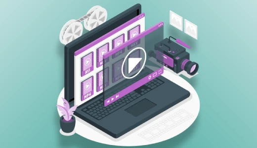 video editing service cartoon image
